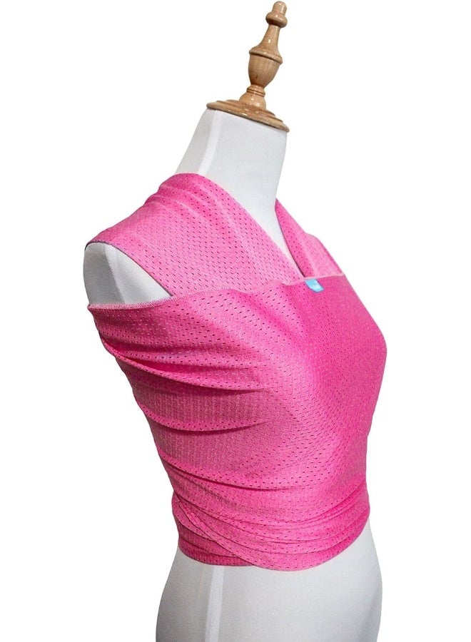 Vlokup Baby Wrap Sling Carrier for Newborn, Infant, Toddler, Kid | Breathable Lightweight Stretch Mesh Water Sling | Nice for Summer, Pool, Beach, Swimming | Perfect Shower Gift Rose - Image 5